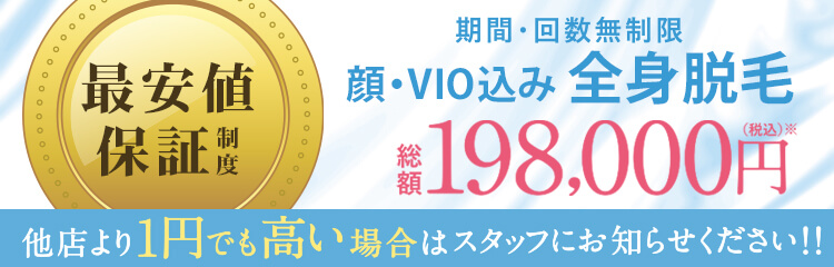 料金メニュー プラン 全身 部分の美容脱毛サロン ミュゼプラチナム